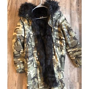 Camo winter jacket